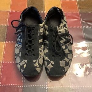 Coach sneakers worn. Fair condition
